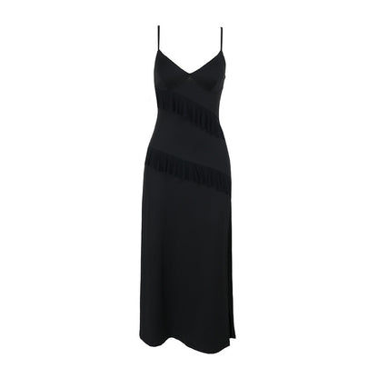 Robe slip élégante à volants Chic und Stil pour femmes