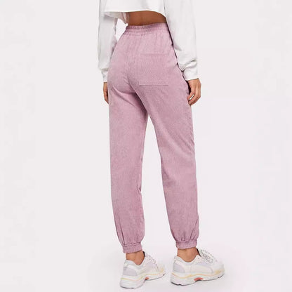 Pantalon de loisirs confortable pour femmes avec taille élastique et poches pratiques Chic und Stil