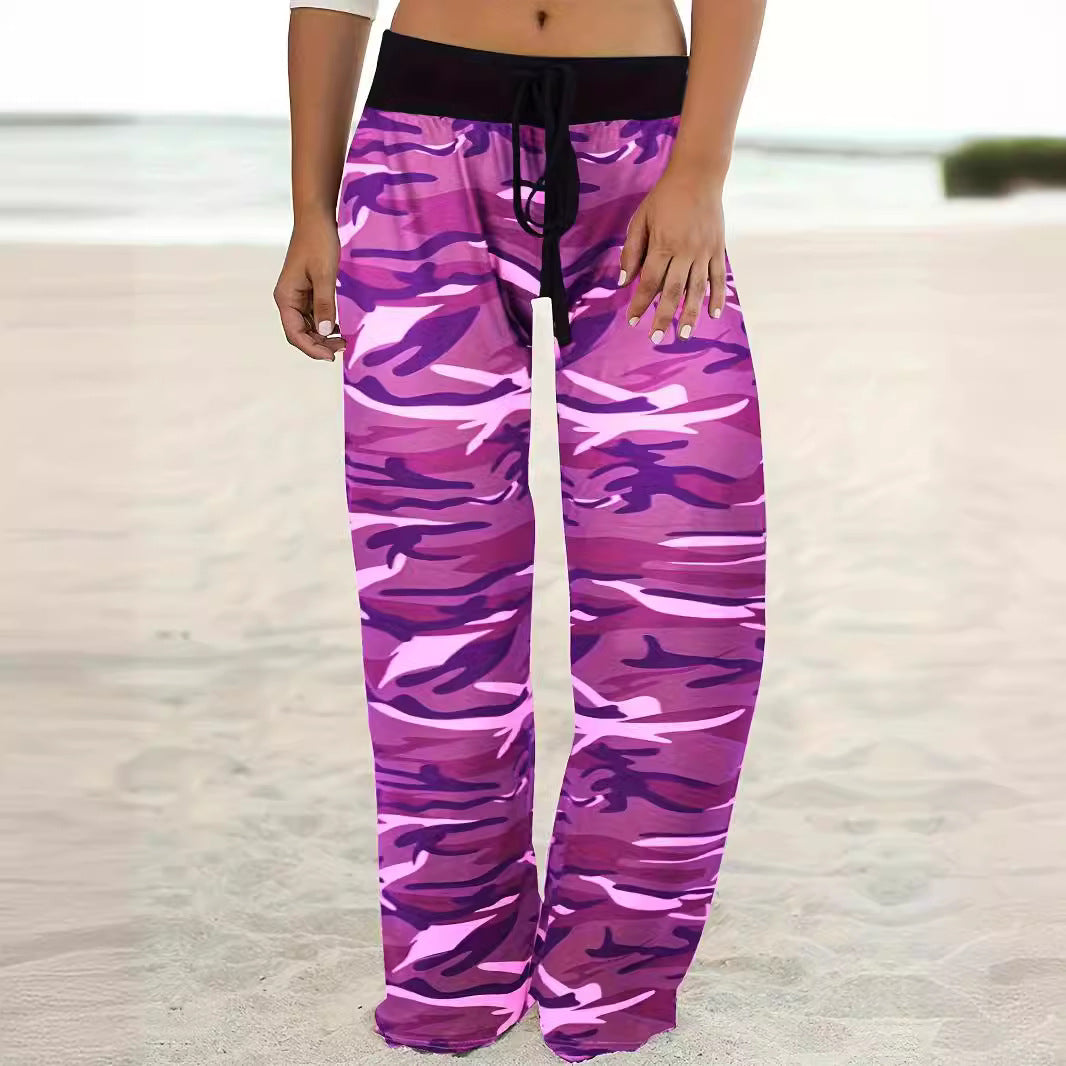 Pantalon de loisirs pour femmes au look camouflage moderne Chic und Stil