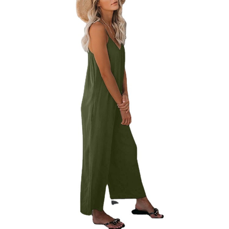 Dames Élégant Combinaison Sans Manches Chic und Stil