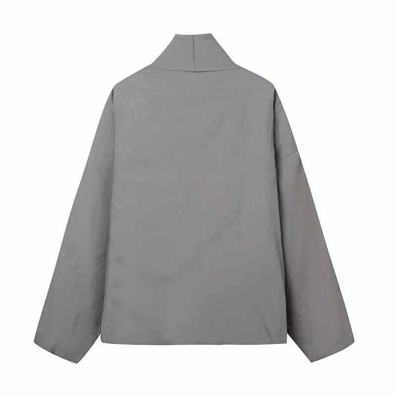 Damen Wickeljacke mit lässigem Design und schickem Gürtel Chic und Stil