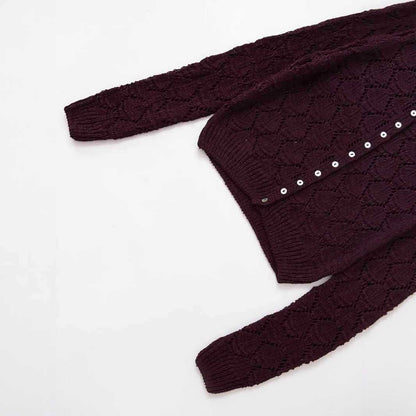 Damen weicher Strickcardigan mit Knopfleiste Chic und Stil