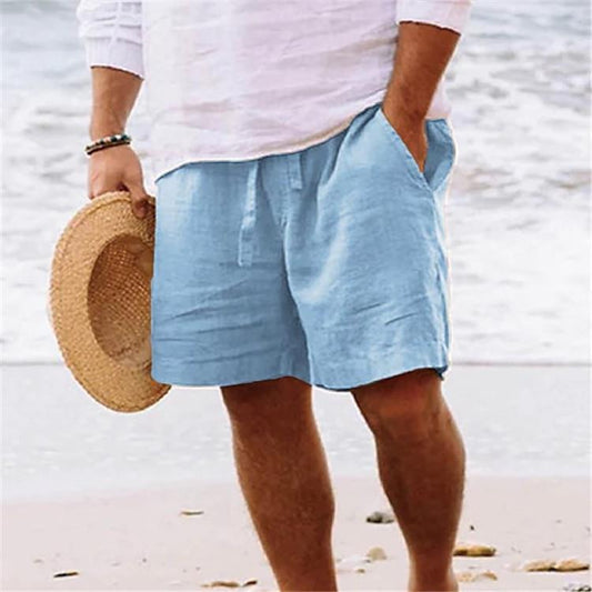 Pantalons de loisirs légers pour hommes en lin respirant Chic und Stil