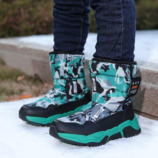 Bottes d'hiver sportives pour femmes avec semelle antidérapante et doublure isolante Chic und Stil