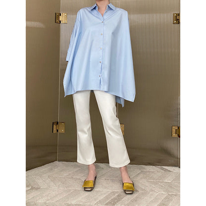 Chemise tunique à boutons pour femmes coupe décontractée Chic und Stil