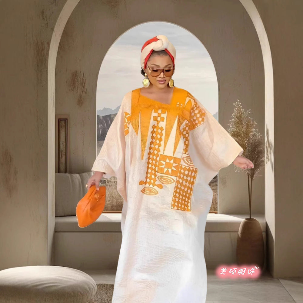 Dames Élégante tunique ethnique avec manches élargies et motifs uniques Chic und Stil