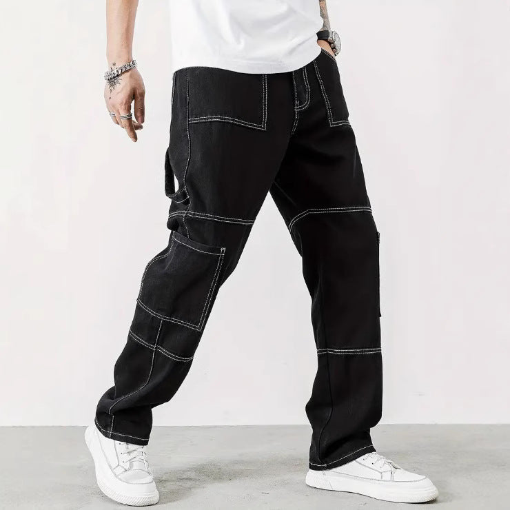 Men's cargo pants with modern pockets and relaxed fit Chic and Style