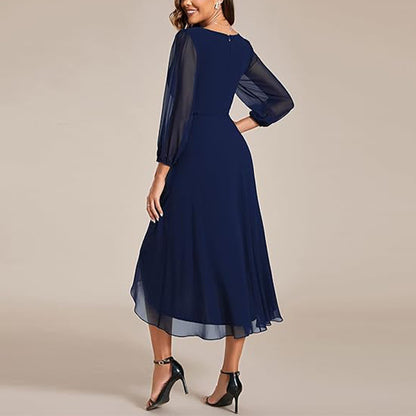 Robe chiffon femme Haute-Basse Chic und Stil