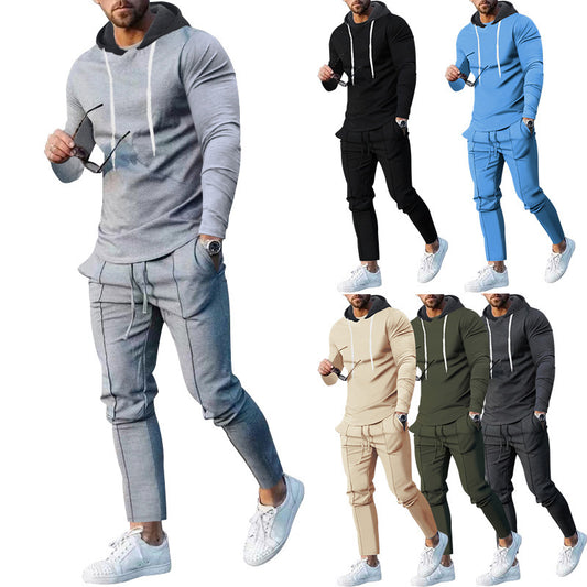 Men's sporty hoodie set with stylish jogger pants Chic and Style