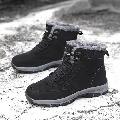 Bottes de randonnée d'hiver chaudes pour femmes avec doublure isolante et semelle antidérapante Chic und Stil