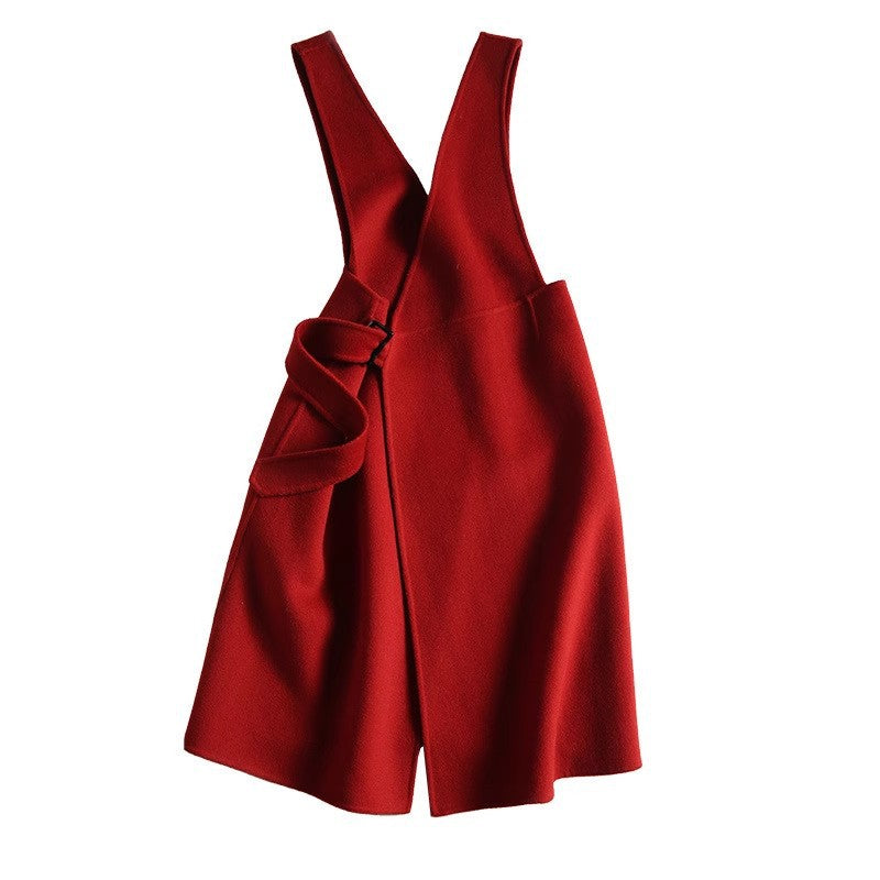 Robe portefeuille A-line élégante pour femmes Chic und Stil