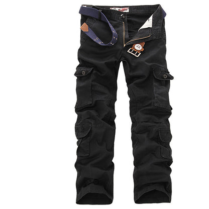 Multifunctional cargo pants for men with adjustable waist and numerous pockets Chic and Style