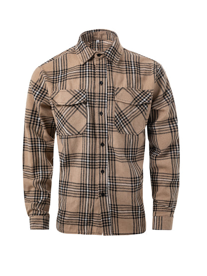 Chemise en flanelle à carreaux pour hommes Chic und Stil