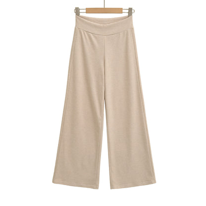 Wide jersey pants for women with high waist Chic and Style