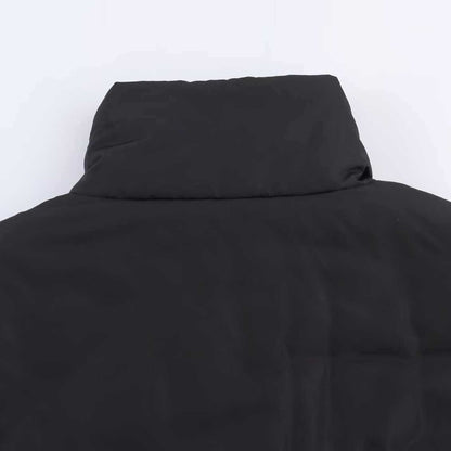 Dames doudoune avec col haut et coupe courte Chic und Stil