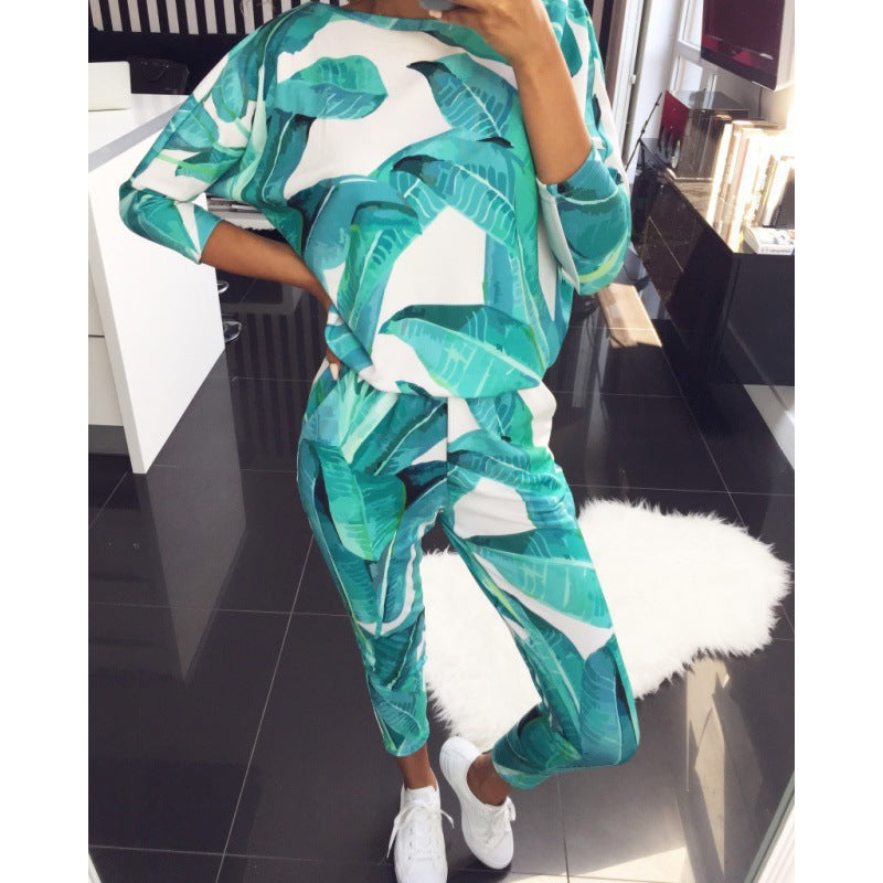 Dames ensemble de loisirs avec motif floral Chic und Stil