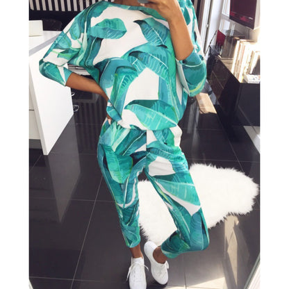 Dames ensemble de loisirs avec motif floral Chic und Stil