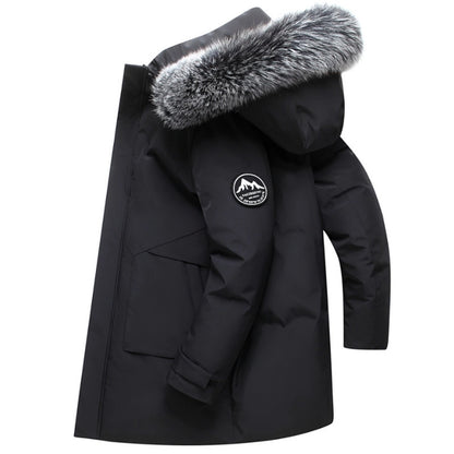 Dame Parka d'hiver avec capuche amovible et pelage synthétique douillet Chic und Stil
