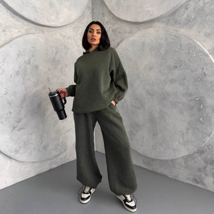 Chic and Style casual hoodie and pants set for women