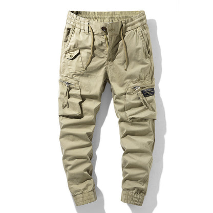 Men's cargo pants with practical side pockets and elastic waistband Chic and Style