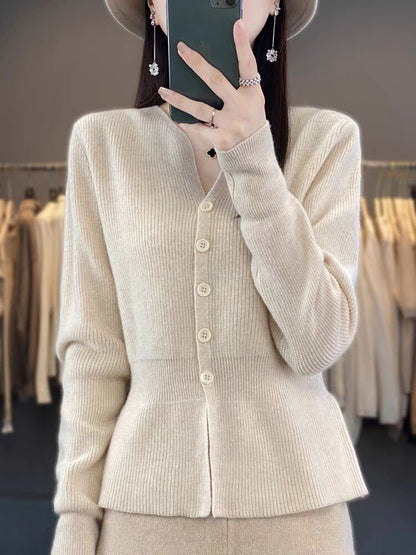 Dames cardigan en tricot élégant avec design texturé Chic und Stil