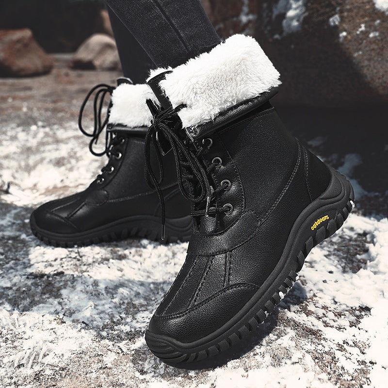 Bottes d'hiver pour femmes avec doublure isolante et semelle en caoutchouc antidérapante Chic und Stil