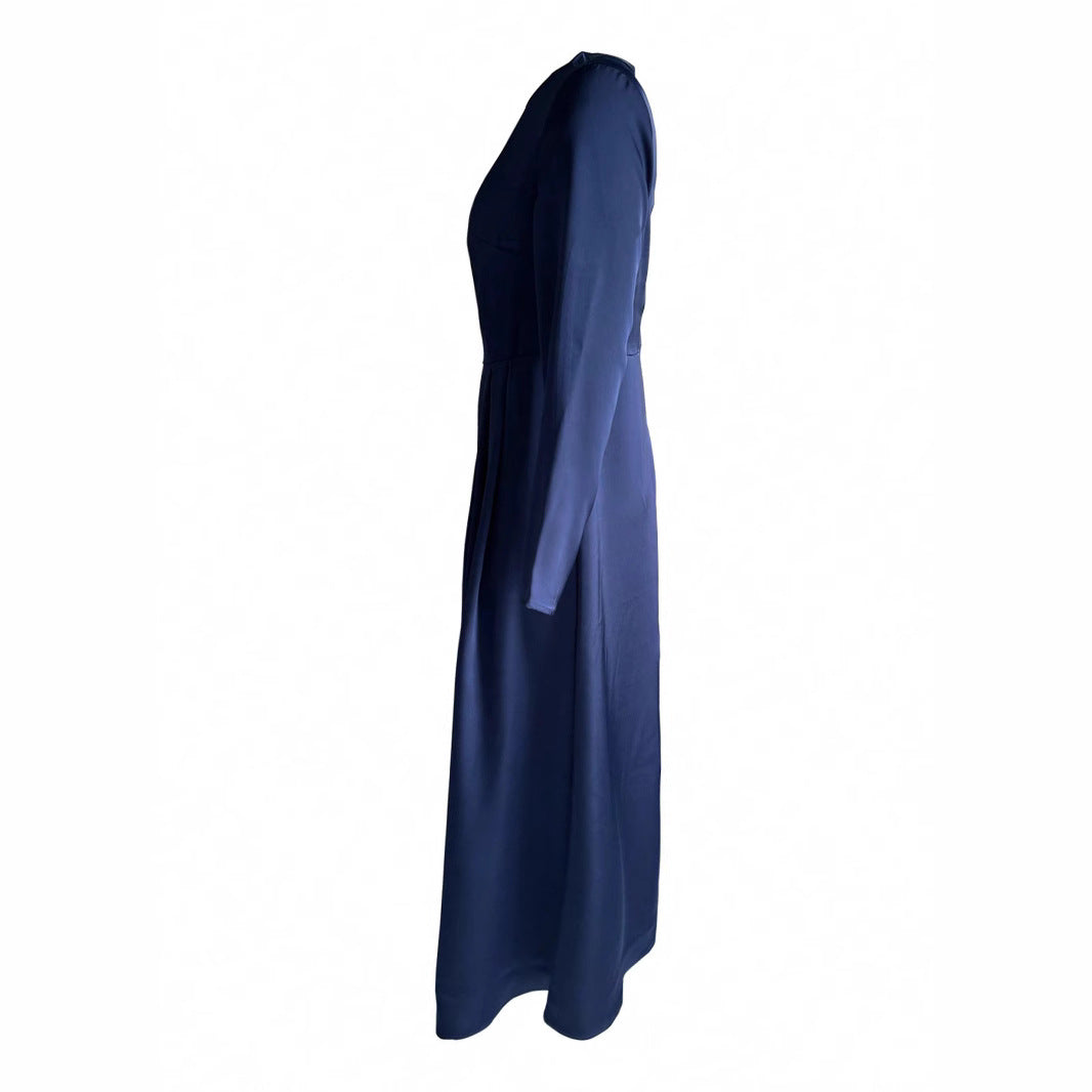 Robe maxi élégante pour femmes avec des manches longues et une coupe fluide Chic und Stil