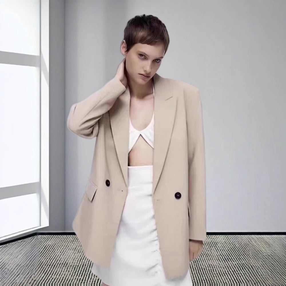 Dames Blazer oversize à la mode et élégant Chic und Stil