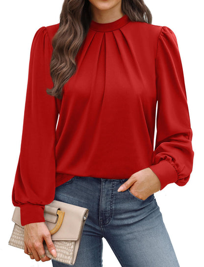 Dames élégante blouse avec manches bouffantes Chic und Stil