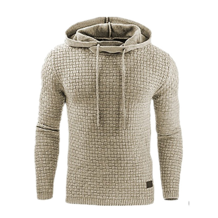Sweat à capuche pour hommes au design structuré moderne Chic und Stil