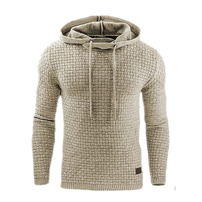Sweat à capuche pour hommes au design structuré moderne Chic und Stil
