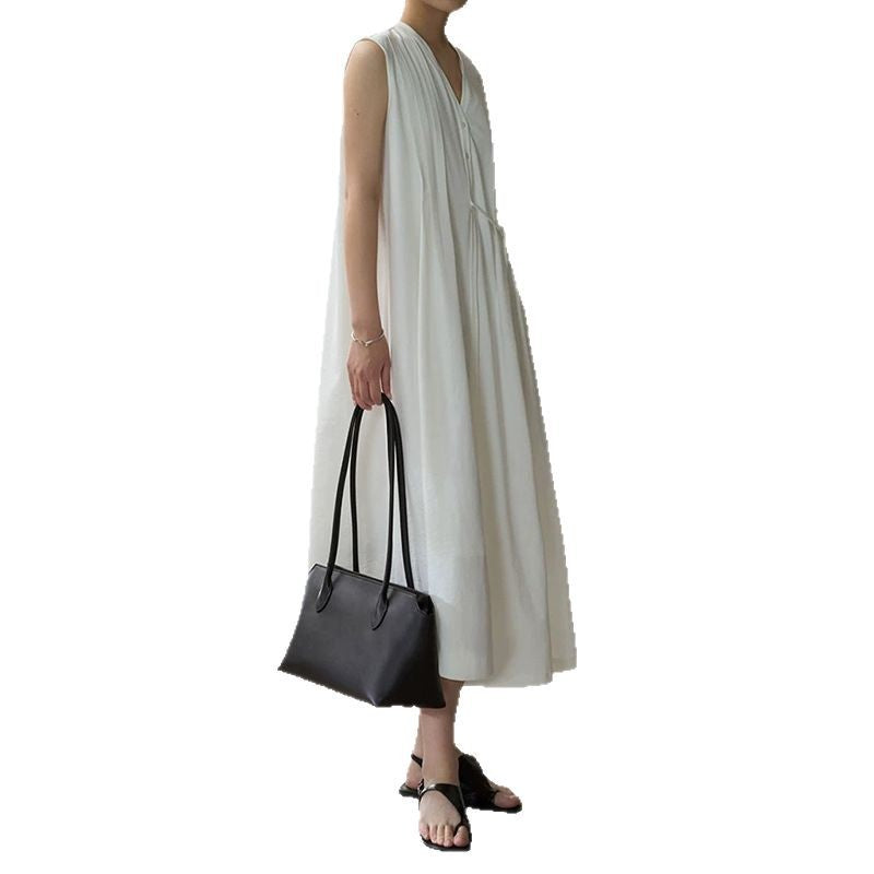 Robe chemise maxi femme avec ceinture ajustable Chic und Stil