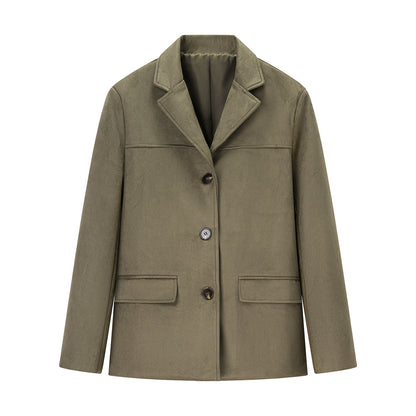 Blazer en laine tendance pour femmes avec poches et finition de haute qualité Chic und Stil