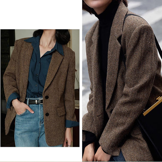 Veste femme à motif en chevron Chic und Stil