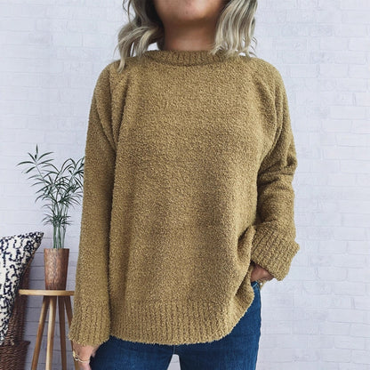 Pull en tricot chauffant pour femmes avec coupe décontractée et design structuré Chic und Stil