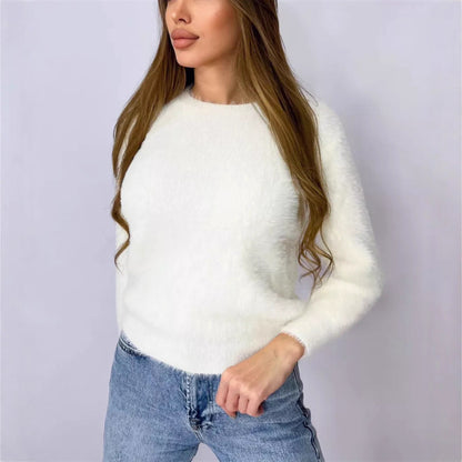 Dames Pull Doux à la Mode Chic und Stil