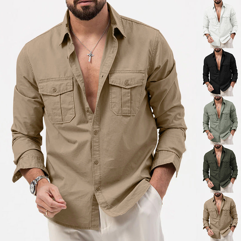 Chemise pour hommes avec poches poitrine pratiques et coupe moderne Chic und Stil