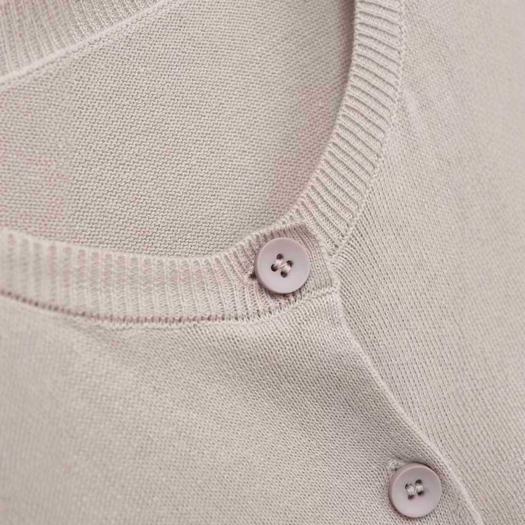 Damen weicher Strickcardigan mit Knopfleiste Chic und Stil