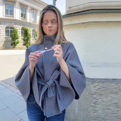 Dames élégante manteau à capuche Chic und Stil