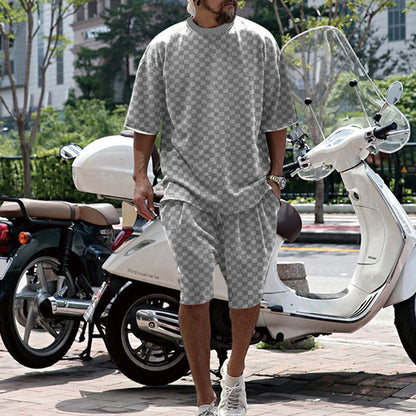 Ensemble d'été confortable pour hommes avec T-shirt oversize et shorts Chic und Stil
