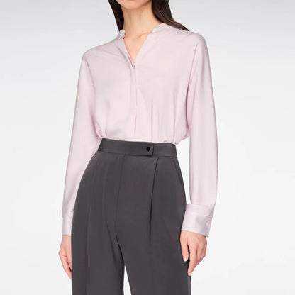 Blouse Femme Stylée Col V Chic und Stil