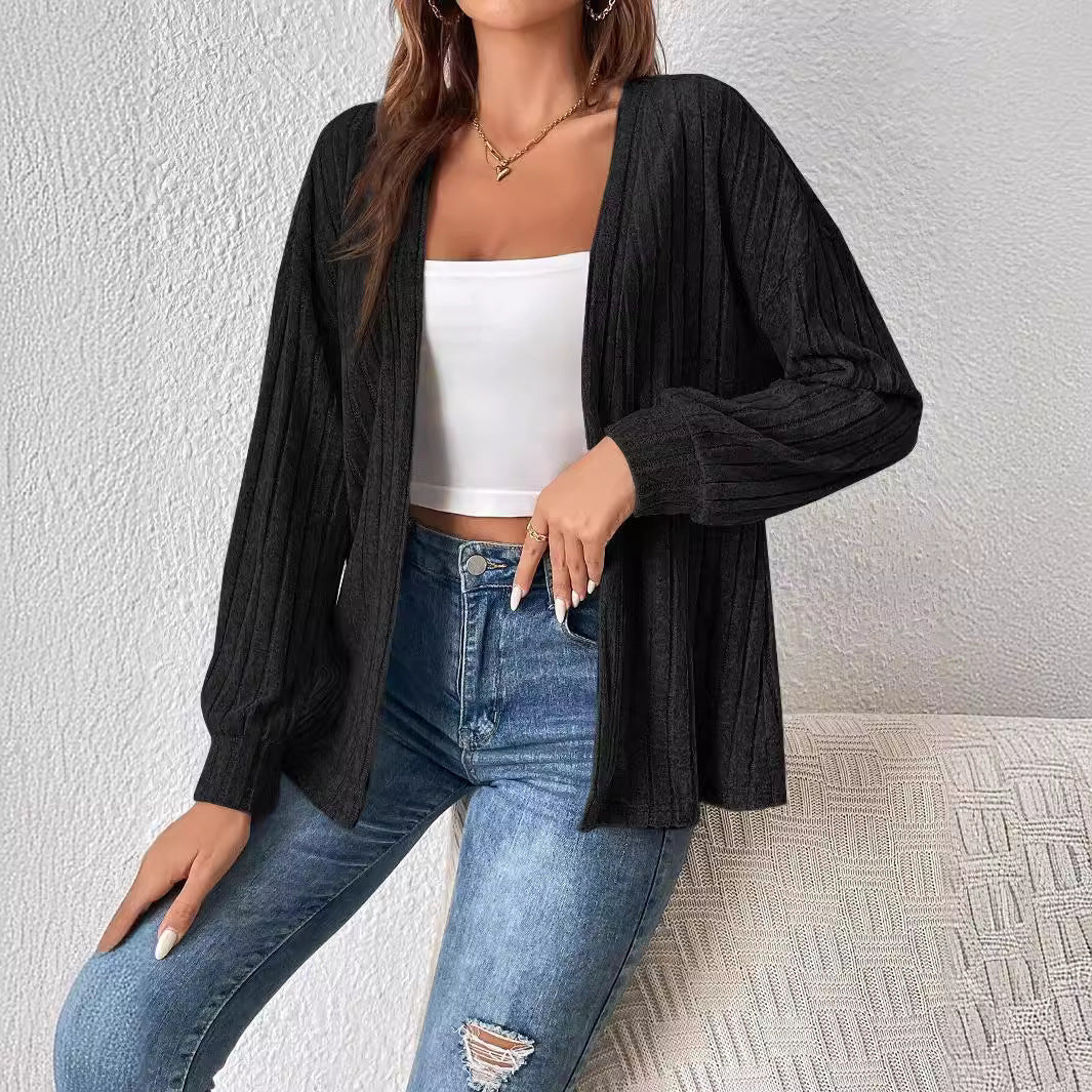 Veste en tricot pour femmes avec surface structurée et manches longues Chic und Stil