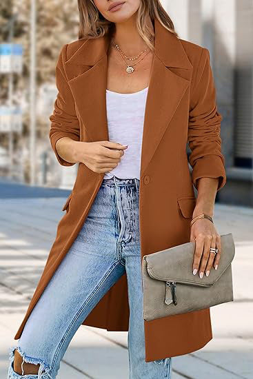 Robe de dessus élégante pour femme avec coupe moderne Chic und Stil