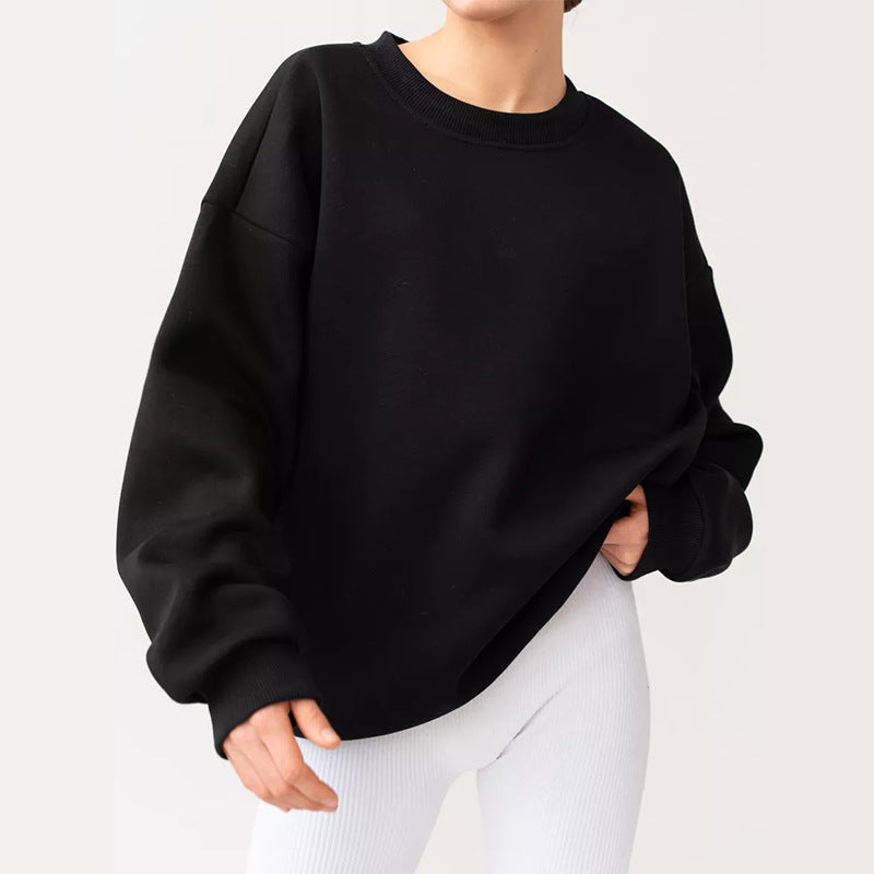 Dames pull-over surdimensionné confortable avec coupe décontractée Chic und Stil