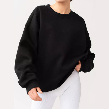 Dames pull-over surdimensionné confortable avec coupe décontractée Chic und Stil