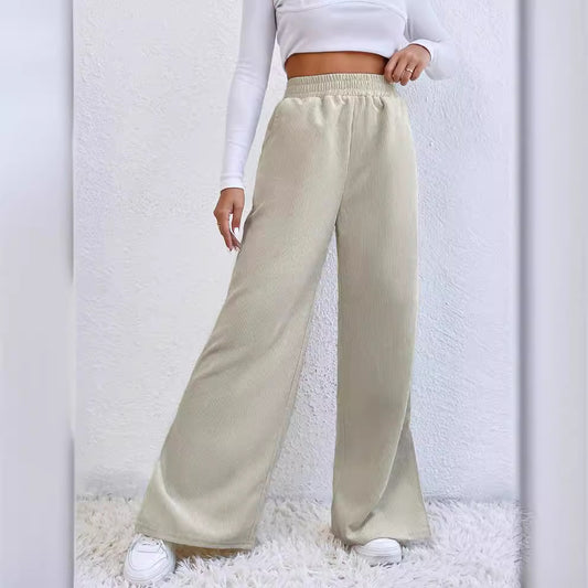 Chic and Style fine shoemaking women’s palazzo pants with side slits