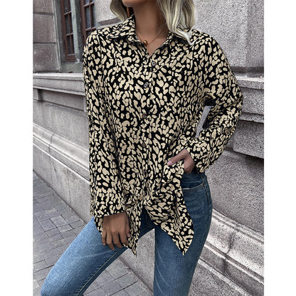 Chemisier femme léger avec imprimé animal et coupe confortable Chic und Stil