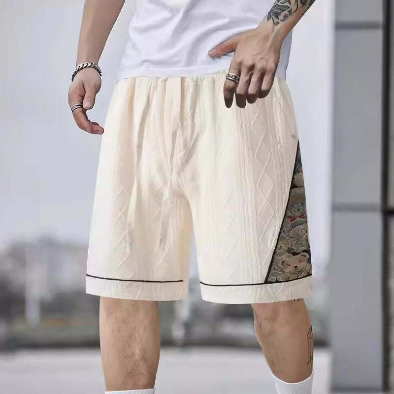 Men's athletic leisure pants with a creative floral design Chic and Style