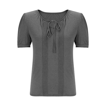 Blouse décontractée à manches bouffantes pour femmes Chic und Stil
