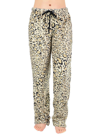 Chic and Style women's leopard print loungewear pants